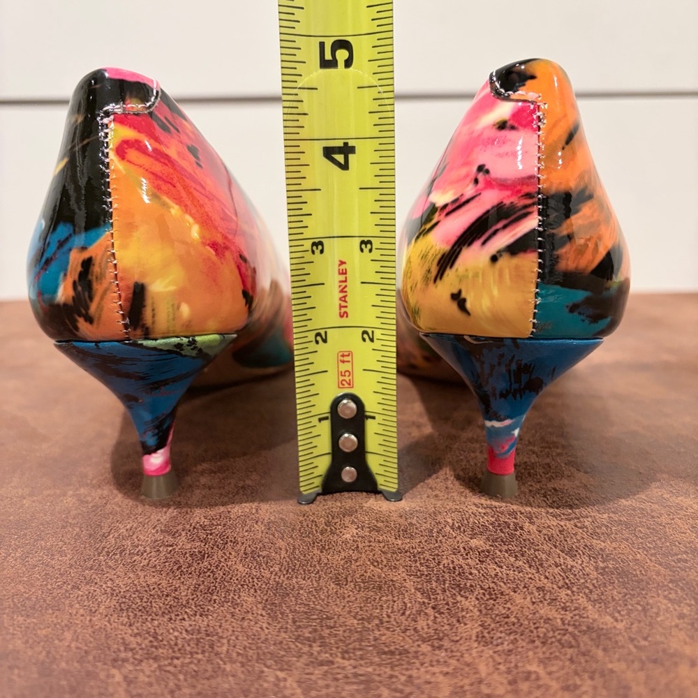 Vionic Josie Floral Kitten Heels 8.5 Pink Spring Statement Pumps Easter Spring - Picture 10 of 10